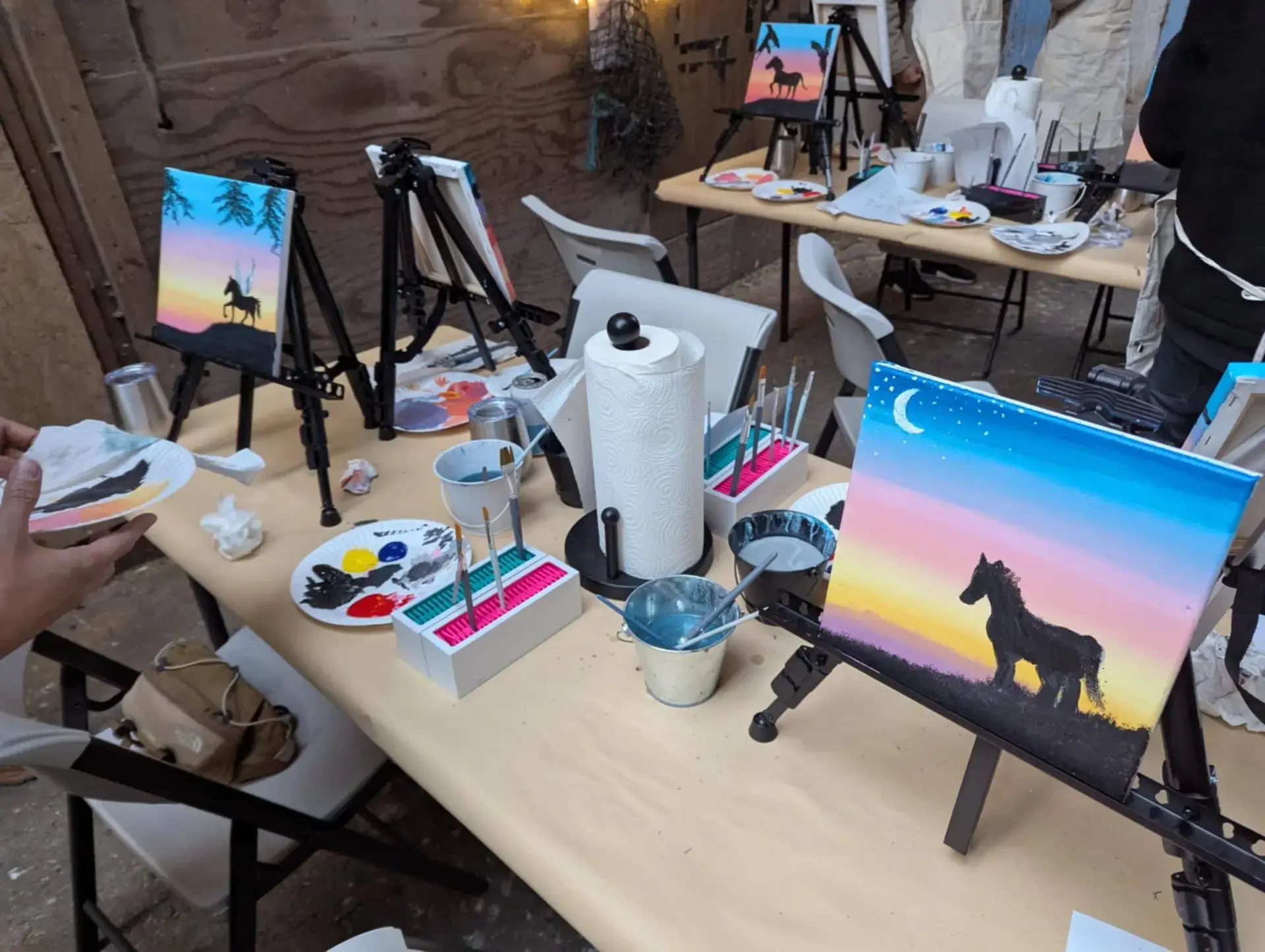 Paint and Sip day in san francisco
